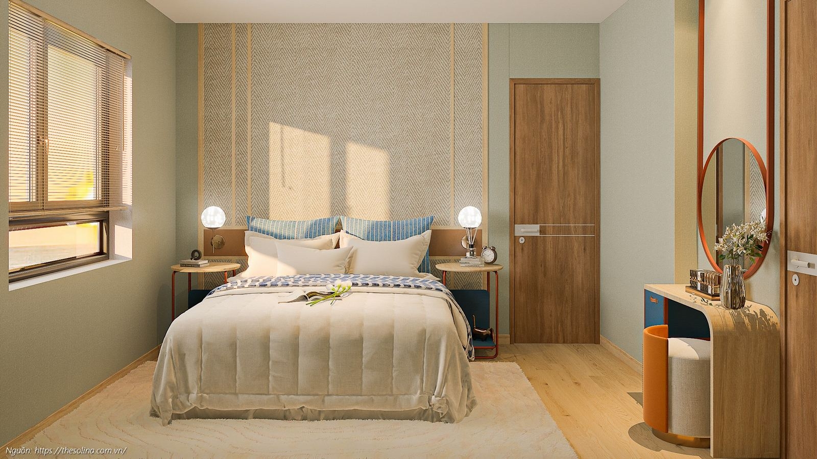 Nhà mẫu phòng ngủ master đẳng cấp tại căn hộ 2PN 91.19m2 Solina Vũng Tàu