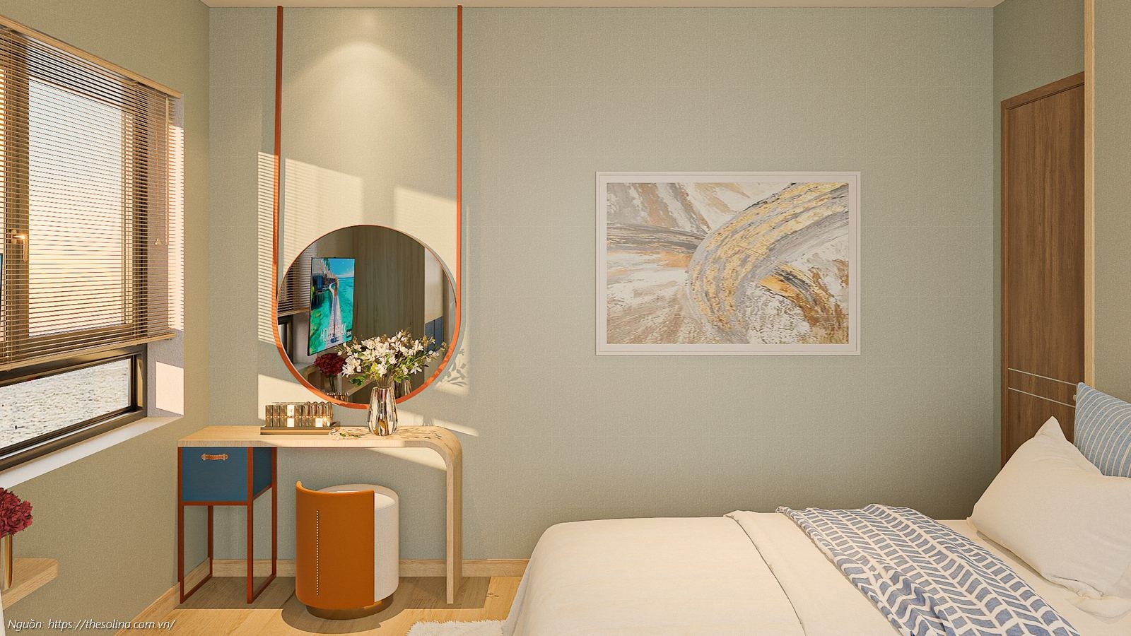 Nhà mẫu phòng ngủ master đẳng cấp tại căn hộ 2PN 91.19m2 Solina Vũng Tàu