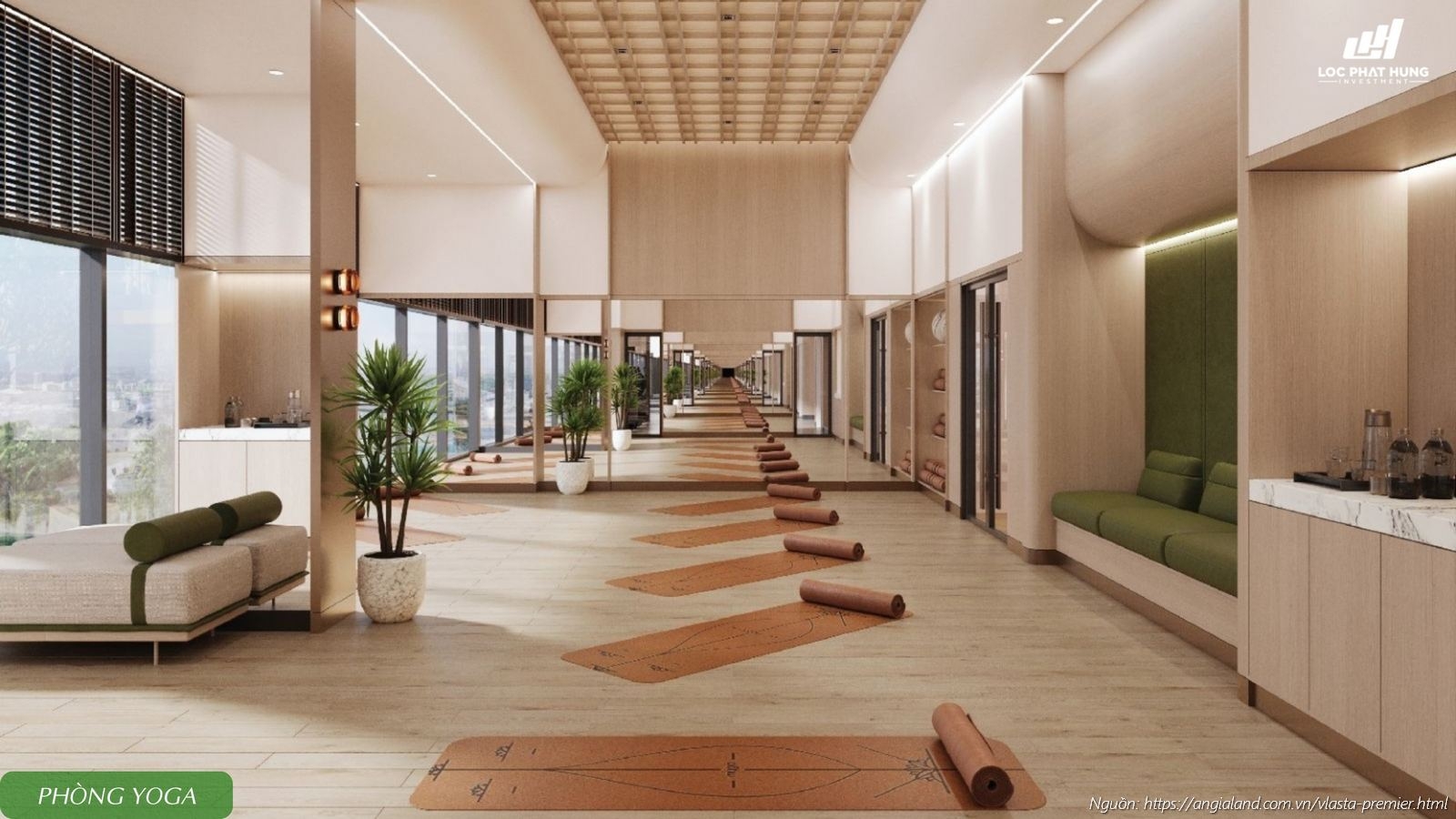 Phòng yoga thiền dự án căn hộ chung cư Vlasta Premier Quận 7
