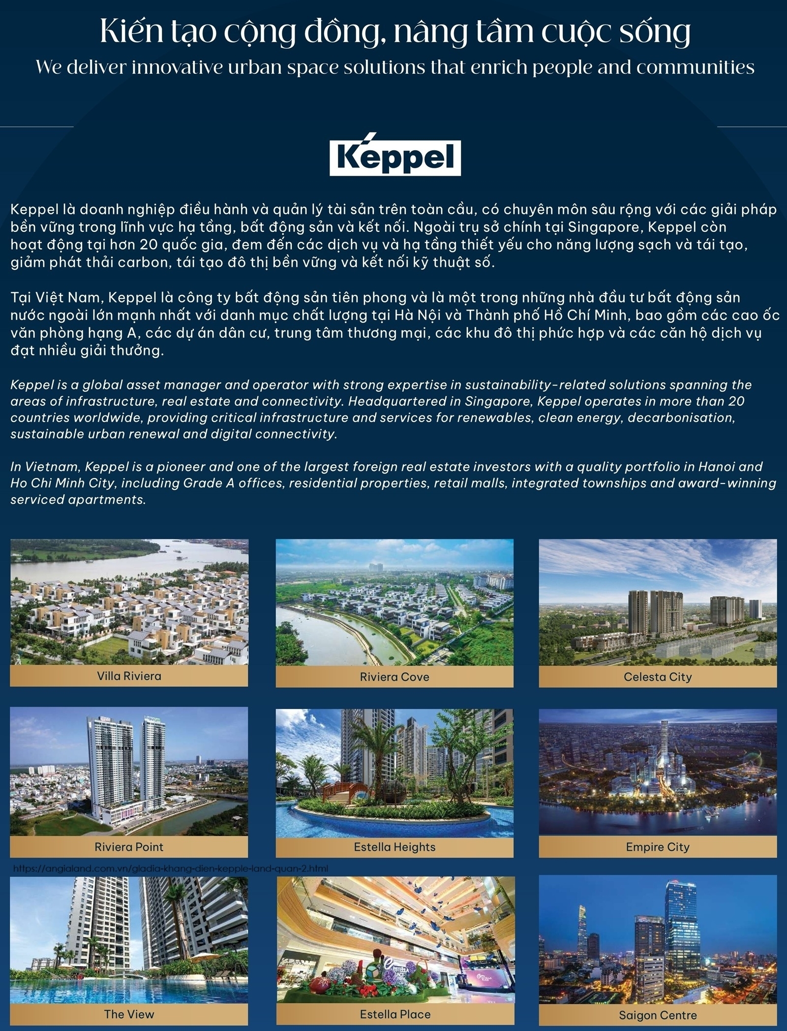 Danh Sách Các Dự Án Keppel Land Tại Việt Nam | Cập Nhật Mới Nhất 2025