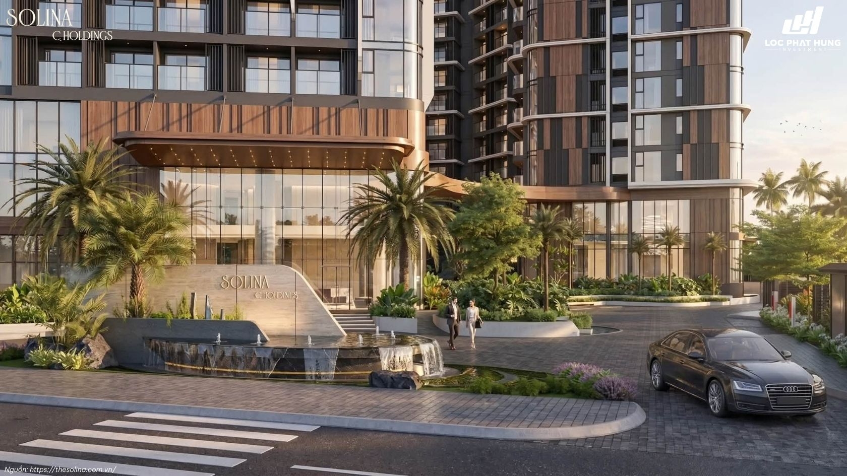 Cổng Chào Căn Hộ The Solina Vũng Tàu C Holdings Đẹp