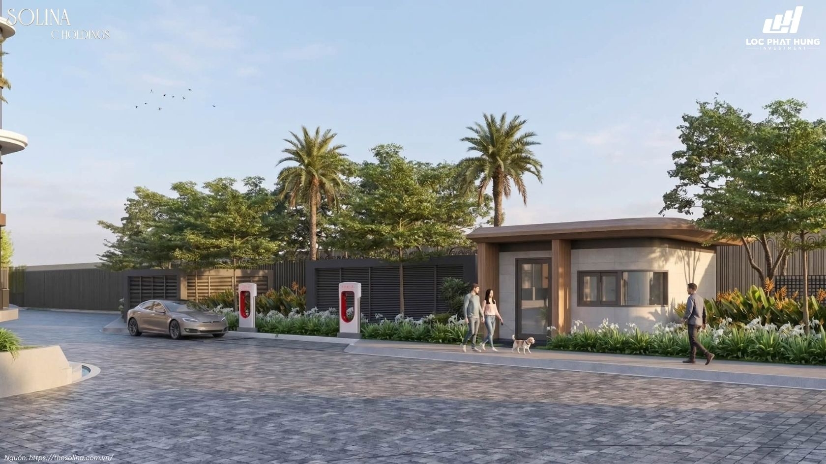 Đường Vào Căn Hộ The Solina Vũng Tàu C Holdings Rộng Thoáng