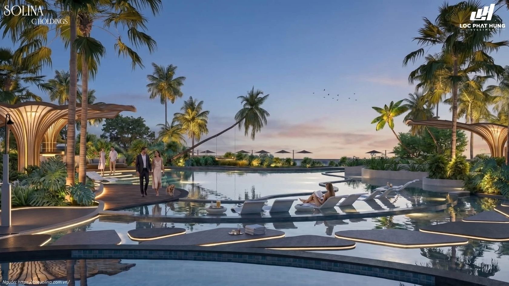 Hồ Bơi View Biển Căn Hộ The Solina Vũng Tàu C Holdings Đẹp