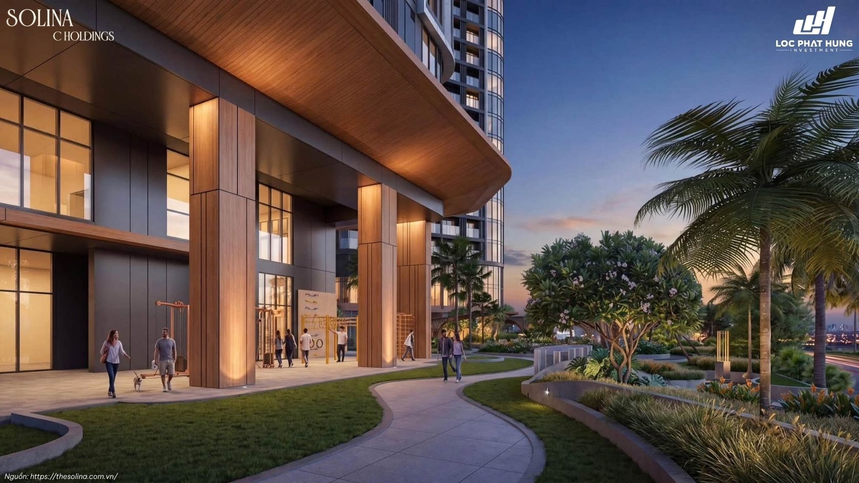 Sảnh Đón Căn Hộ The Solina Vũng Tàu C Holdings Chuẩn Vip