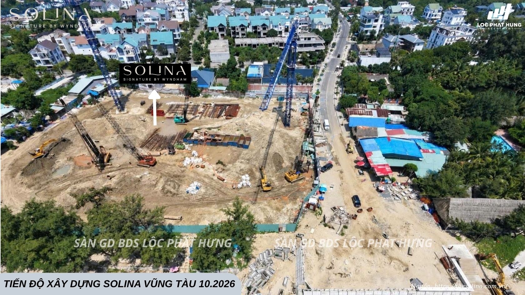 Tiến Độ Xây Dựng Solina Vũng Tàu 10.2026