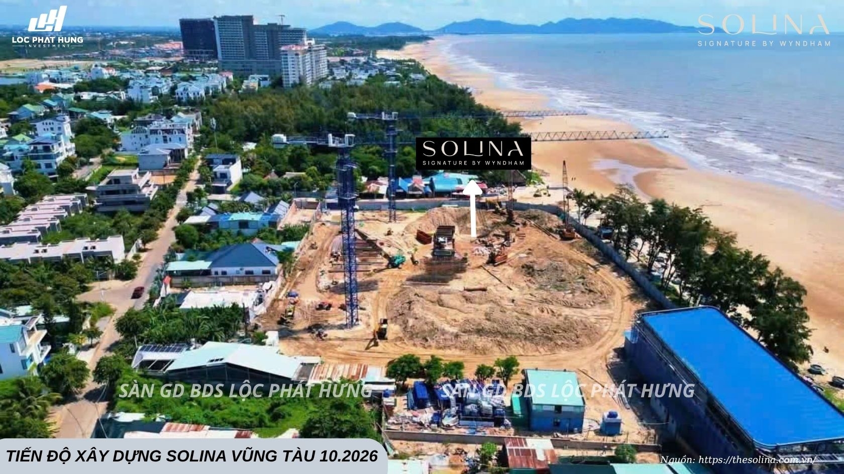 Tiến Độ Xây Dựng Solina Vũng Tàu 10.2026